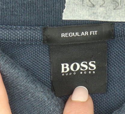 Hugo Boss Mens Blue 2XL Regular Fit Polo Shirt