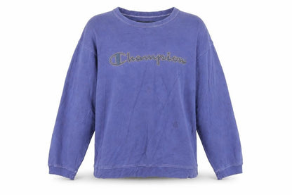 Champion Women Purple Small Crew Neck Pullover Sweatshirt