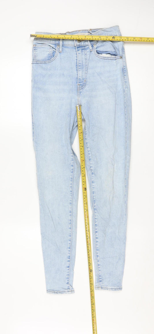 Levi's Women's Blue Mile High Super Skinny Jeans Size 28