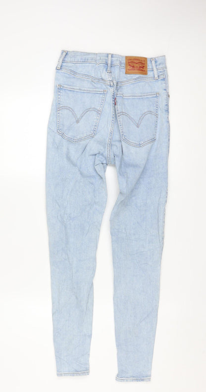 Levi's Women's Blue Mile High Super Skinny Jeans Size 28