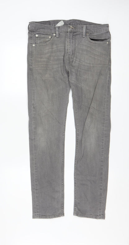 Levi Strauss Men's Grey Straight Leg Jeans W30 L30 Regular Fit