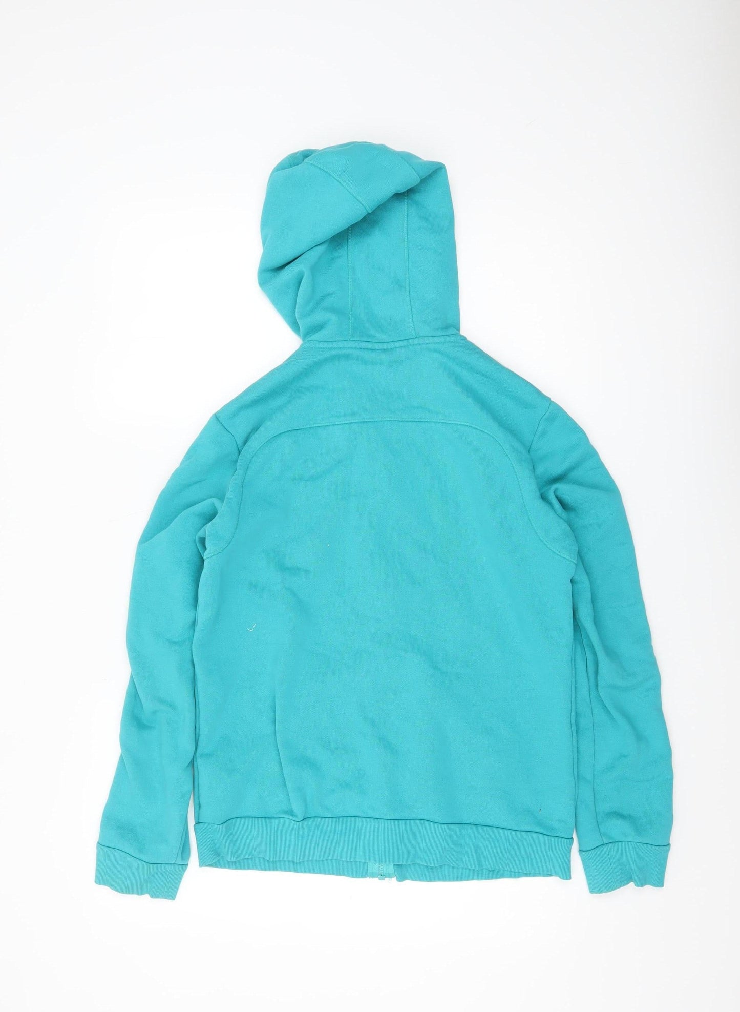 Adidas Women’s Blue Full Zip Hoodie Size M Hooded Sweatshirt