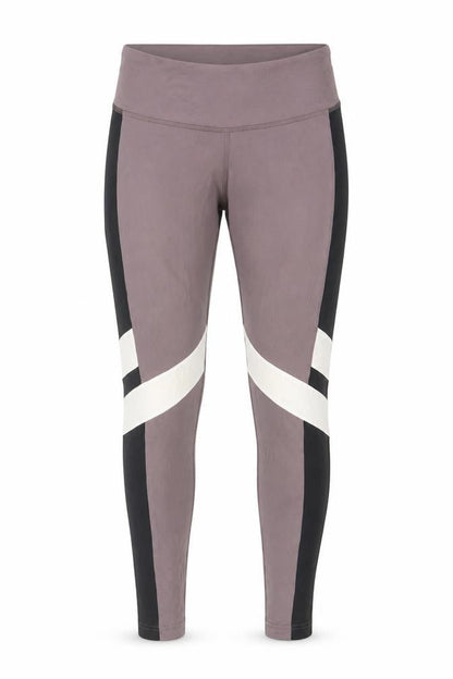Reebok Womens Beige Black Speedwick Leggings Medium 12-14 Active Trousers