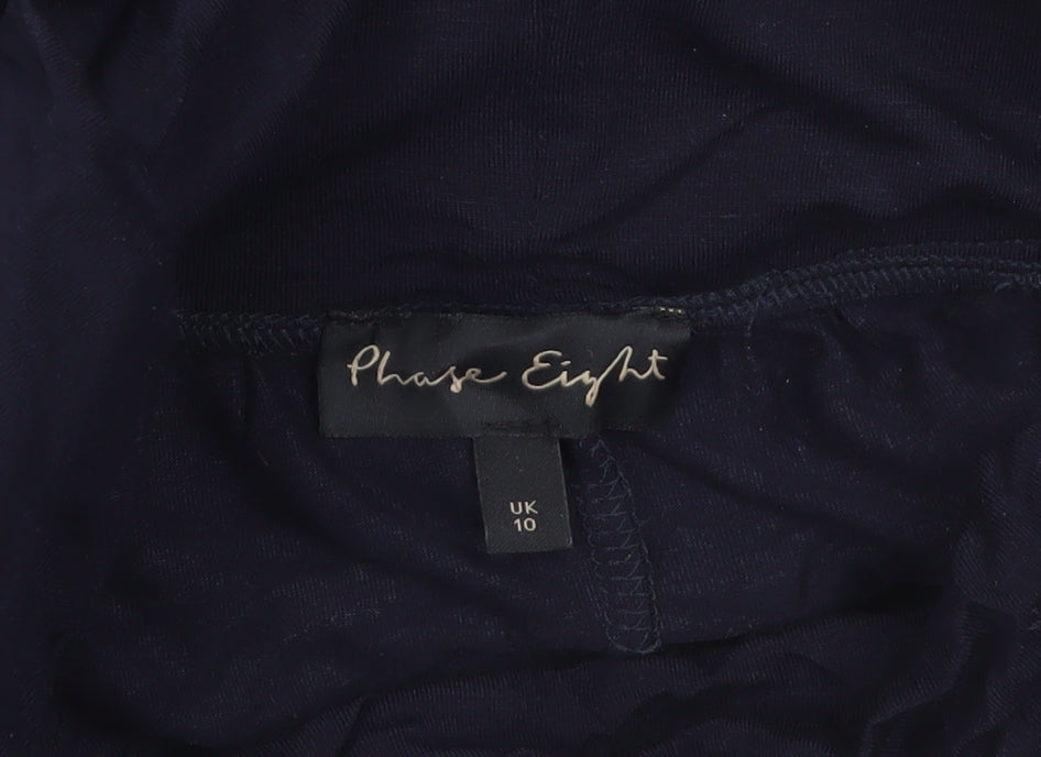 Phase Eight Women’s Blue Harem Jersey Trousers Size 10