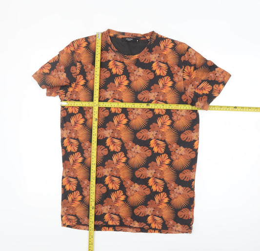 Jack & Jones Men’s Multicoloured Floral Tropical Cotton T-Shirt M