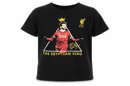 LFC Boys Black 5-6 Years Graphic Football T-Shirt The Egyptian King
