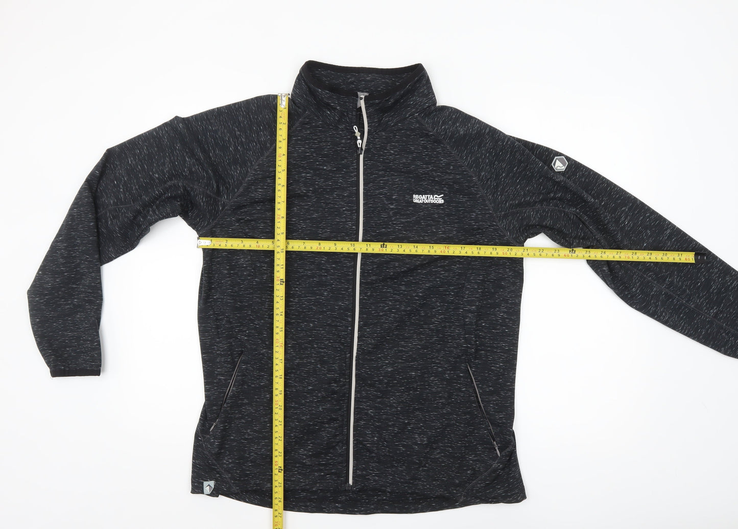Regatta Great Outdoors Women's Black Full Zip Stretch Jacket UK 18