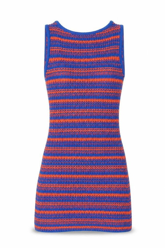 Collusion Women’s Multicoloured Sleeveless Bodycon Knit Dress UK 4