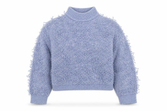 ASOS Women Blue Mock Neck Chunky Knit Jumper Size 10