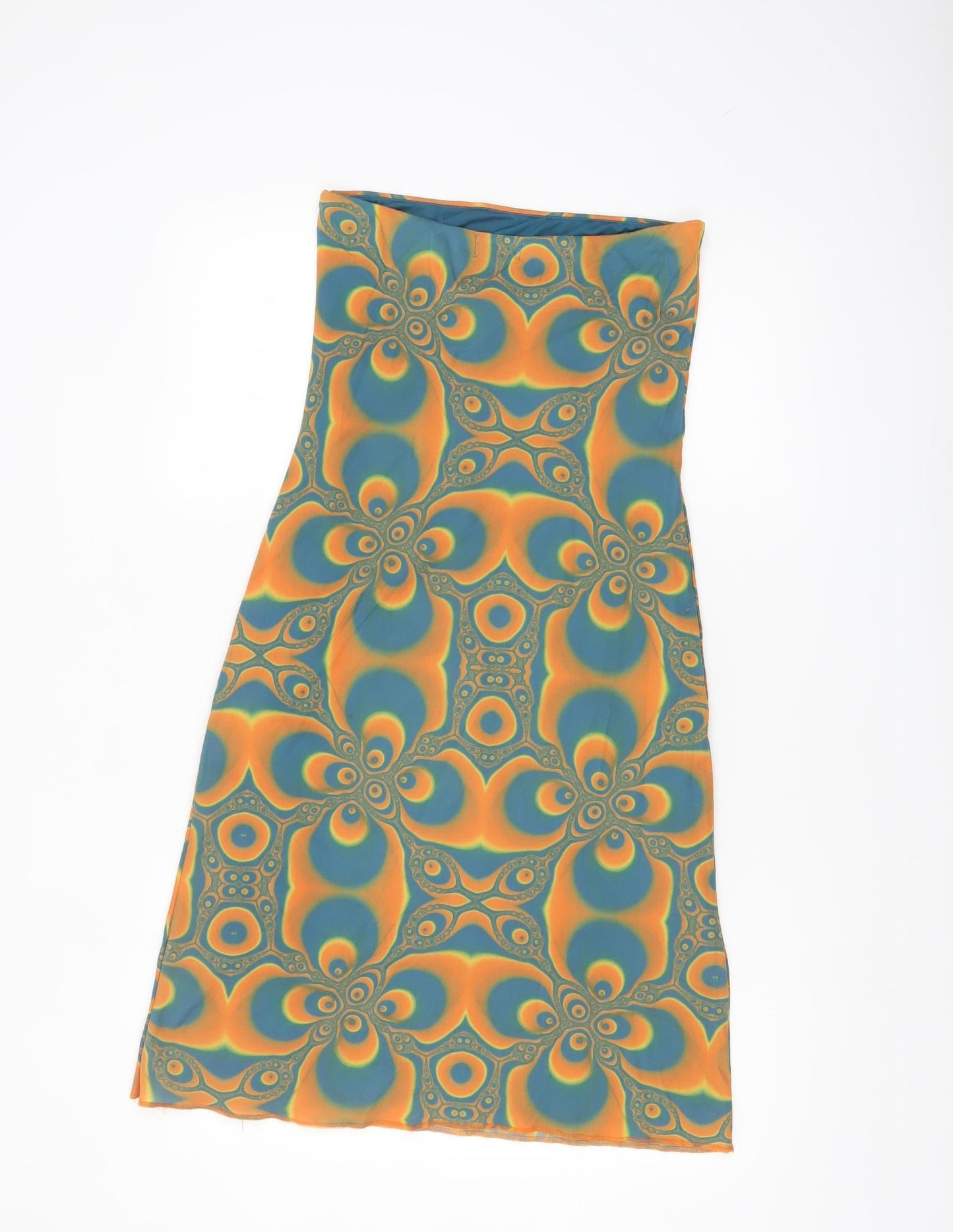 Pull & Bear Women’s Multicoloured Strapless Bodycon Dress M