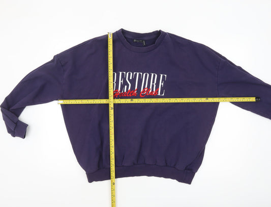 ASOS Design Women's Purple Restore Health Club Sweatshirt UK 10