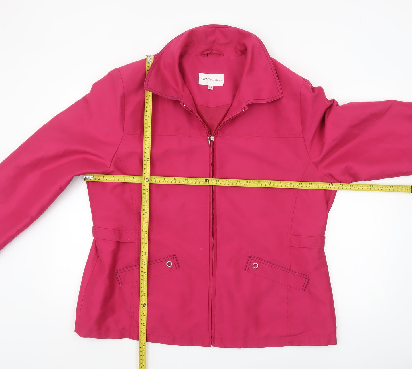 EWM Pure Classics Women's Pink Size 20 Full Zip Jacket