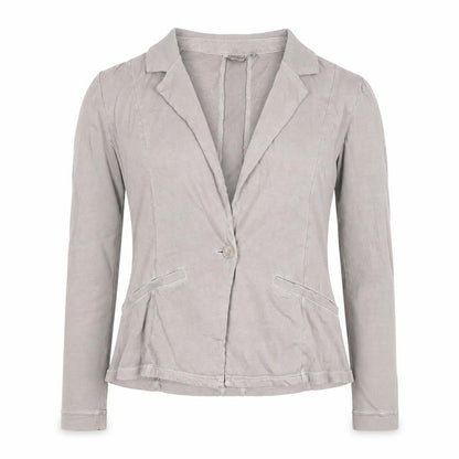 Sandwich Women Beige Cotton Blazer Jacket XL Lightweight Casual