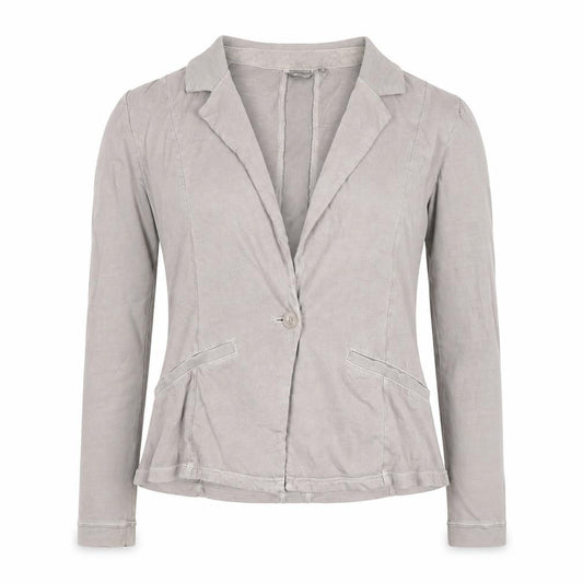 Sandwich Women Beige Cotton Blazer Jacket XL Lightweight Casual