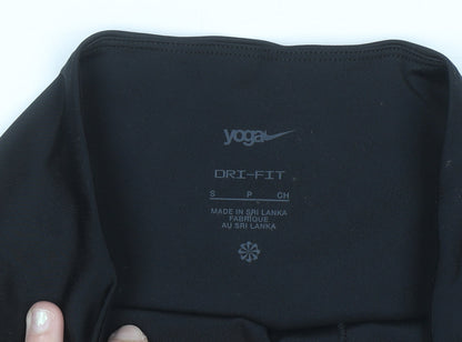 Nike Yoga Dri-FIT Women's Black Small High-Waist Leggings