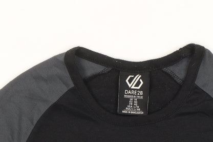 Dare 2B Women's Black Long Sleeve Crew Neck Polyester Top Size 14