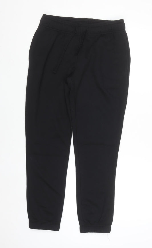 Dunnes Men's Black Jogger Sweatpants S Regular Fit Cotton Blend