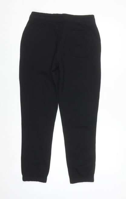 Dunnes Men's Black Jogger Sweatpants S Regular Fit Cotton Blend