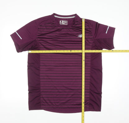 New Balance Men's Purple XL Athletic Running T-Shirt