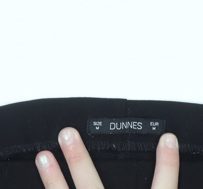 Dunnes Women's Black Slim Fit Stretch Trousers Size M