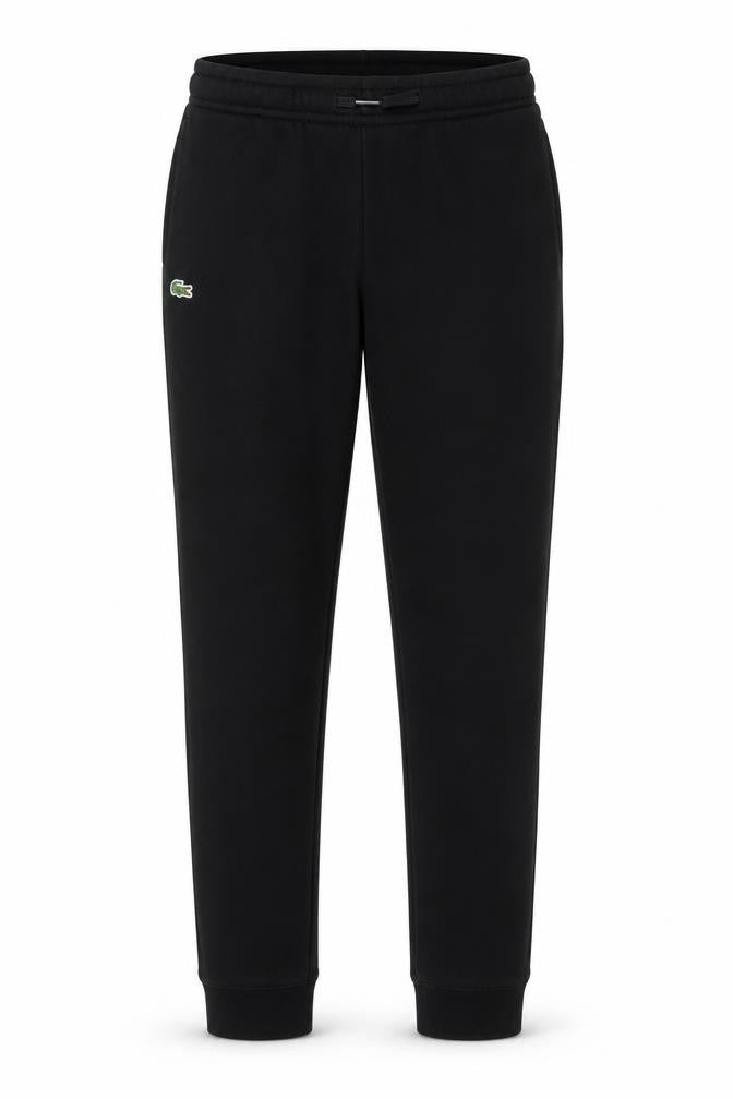 Lacoste Sport Women's Black Cotton Blend Jogger Trousers Size 14