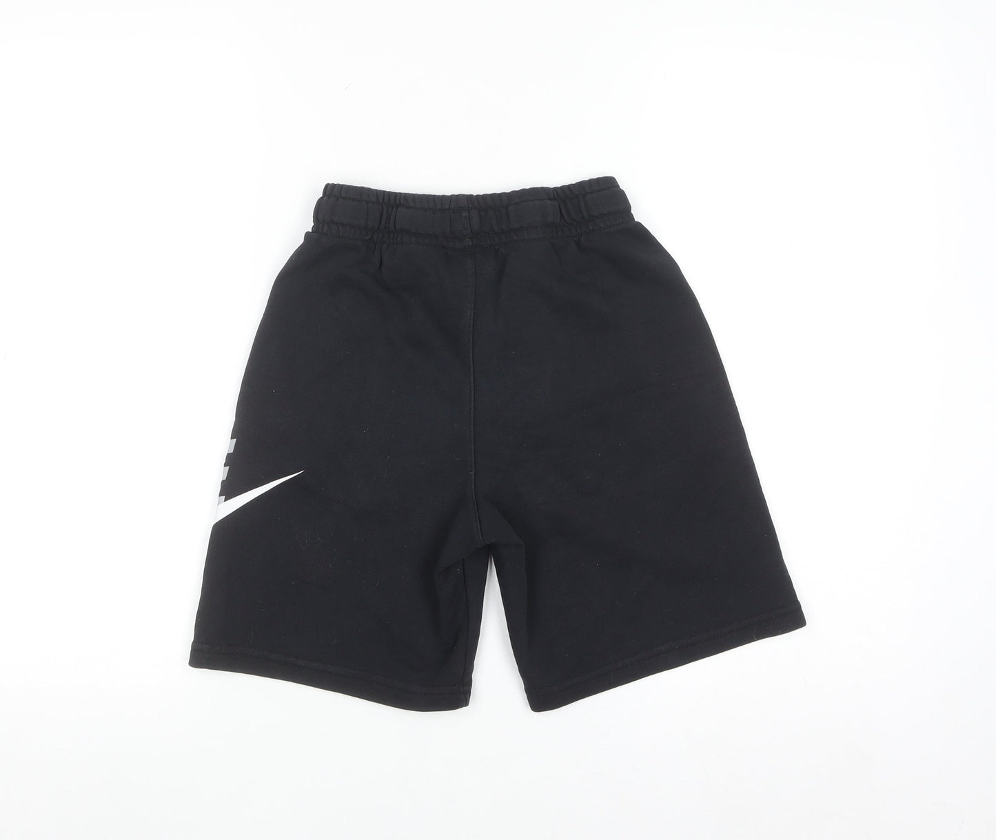 Nike Men's Black Sweat Shorts M Elastic Waist Sportswear