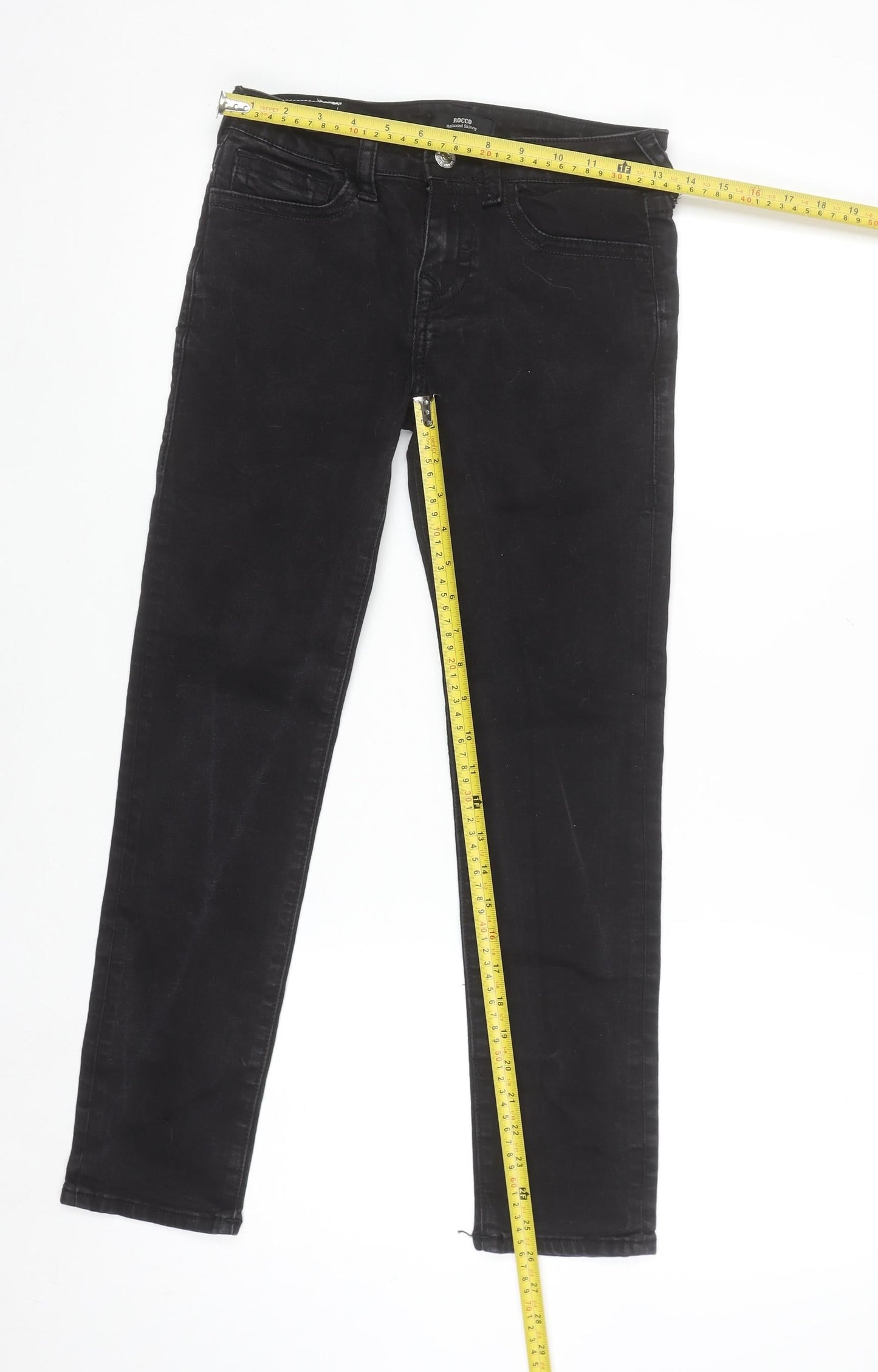 True Religion Women’s Black Size 12 Relaxed Skinny Jeans