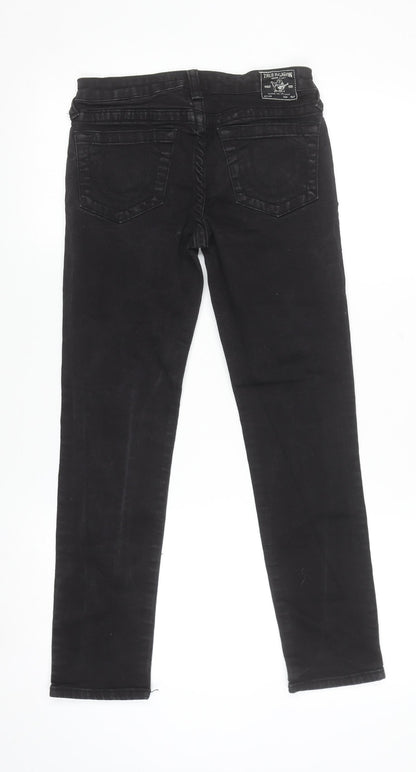 True Religion Women’s Black Size 12 Relaxed Skinny Jeans