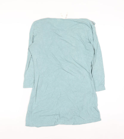 Seraphine Women Blue Wrap Maternity Blouse Size S