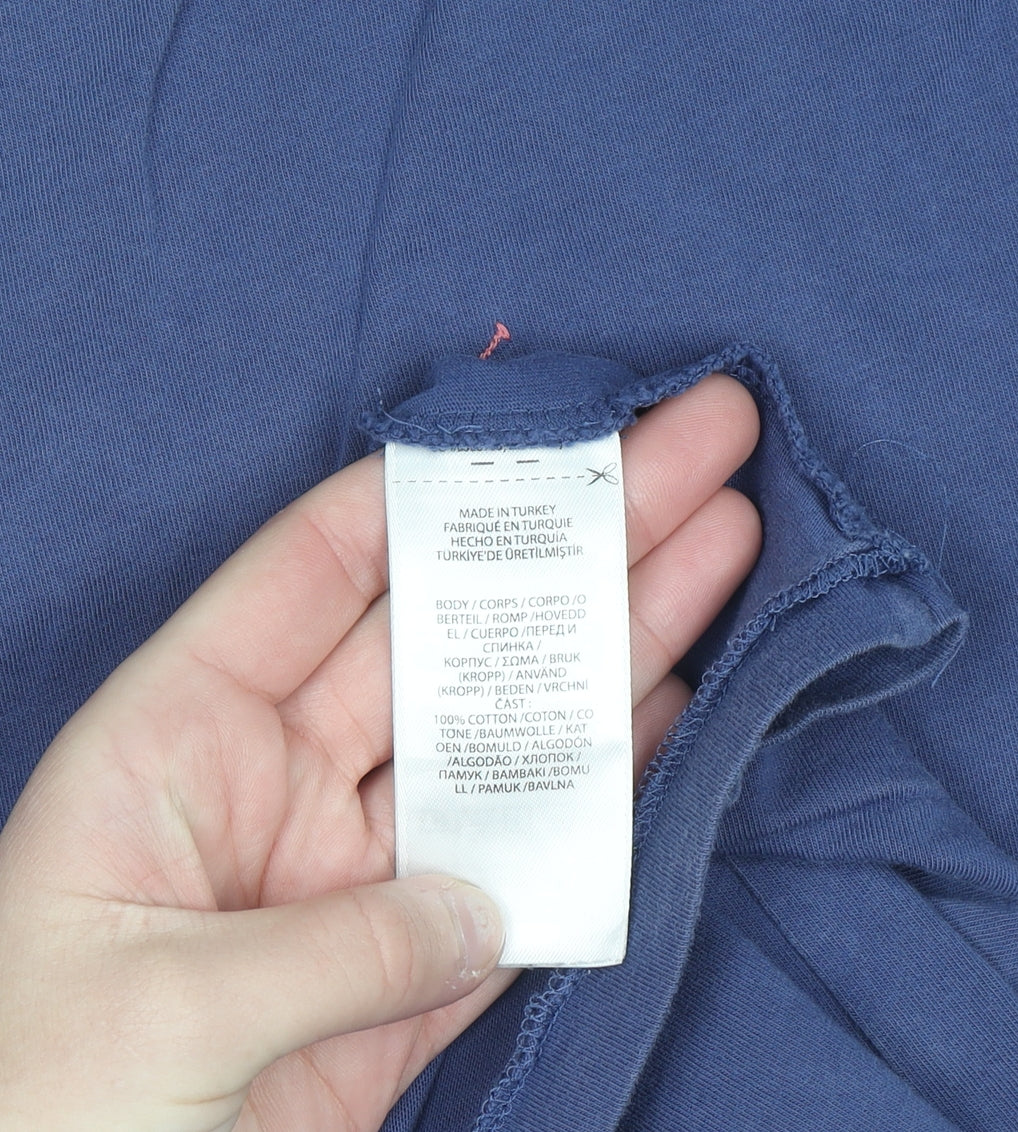 Ralph Lauren Men's Blue XL Slim Fit Cotton Crew Neck T-Shirt