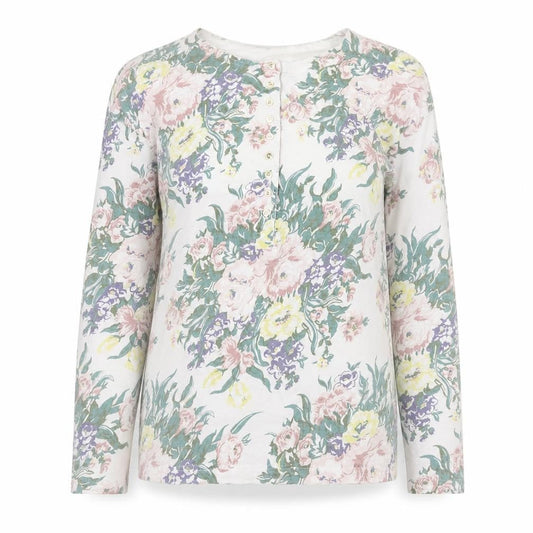 Principles Women’s Multicoloured Floral Jersey Long Sleeve Top Size 10/12