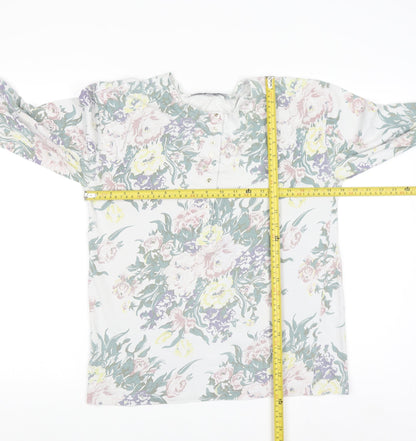 Principles Women’s Multicoloured Floral Jersey Long Sleeve Top Size 10/12