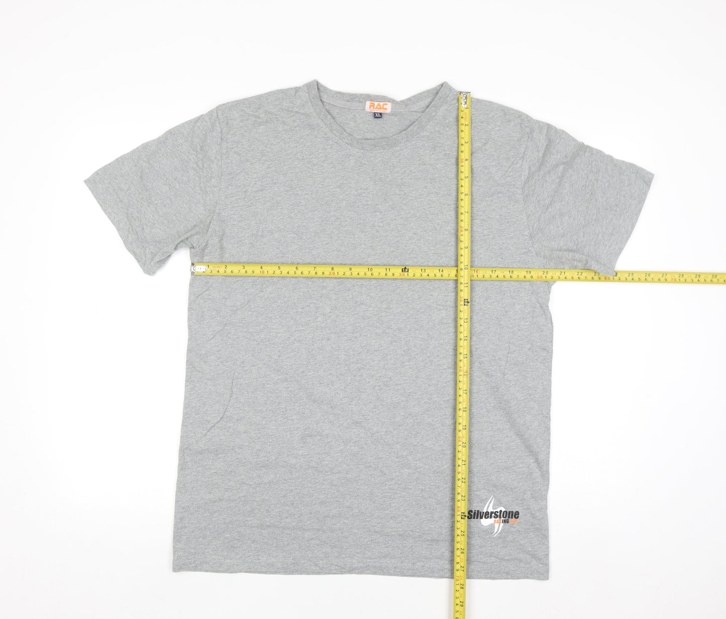 RAC Silverstone Racing Grey XL Men's Short Sleeve T-Shirt