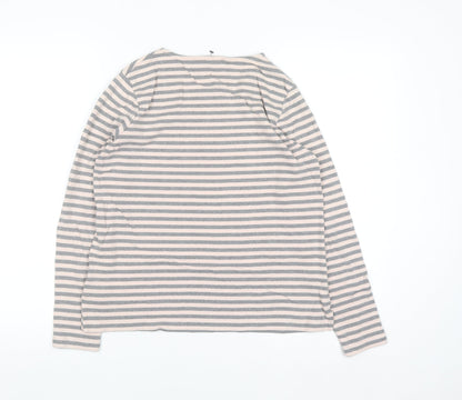 Hobbs Women’s Multicoloured Striped Cotton Pullover Jumper M