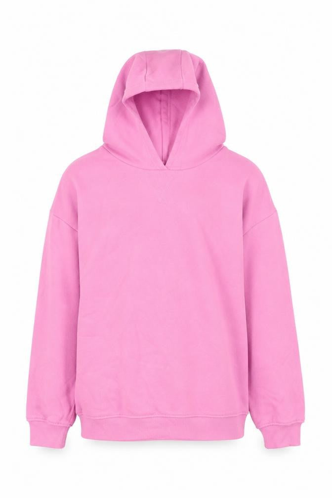 Primark Girls Pink Pullover Hoodie 9-10 Years Cotton Blend Fleece