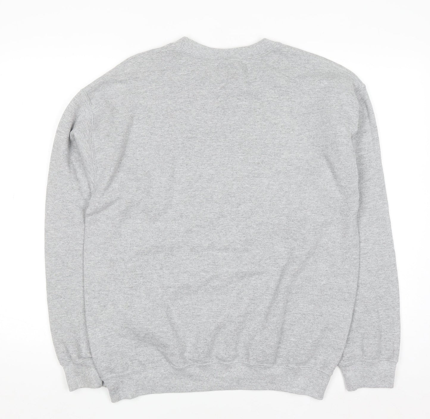 Pretty Little Thing Women's Grey Small Crew Neck Pullover Sweatshirt