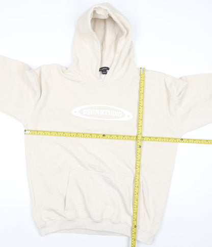 Boohoo Women’s Beige DSGN Studio Pullover Hoodie Size M