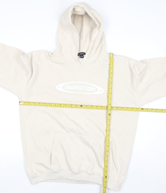 Boohoo Women’s Beige DSGN Studio Pullover Hoodie Size M