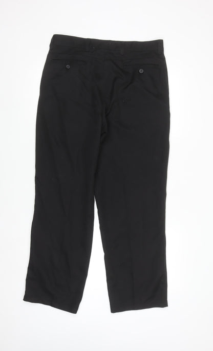 Dunlop Men's Black Regular Fit Polyester Work Trousers 34W 29L