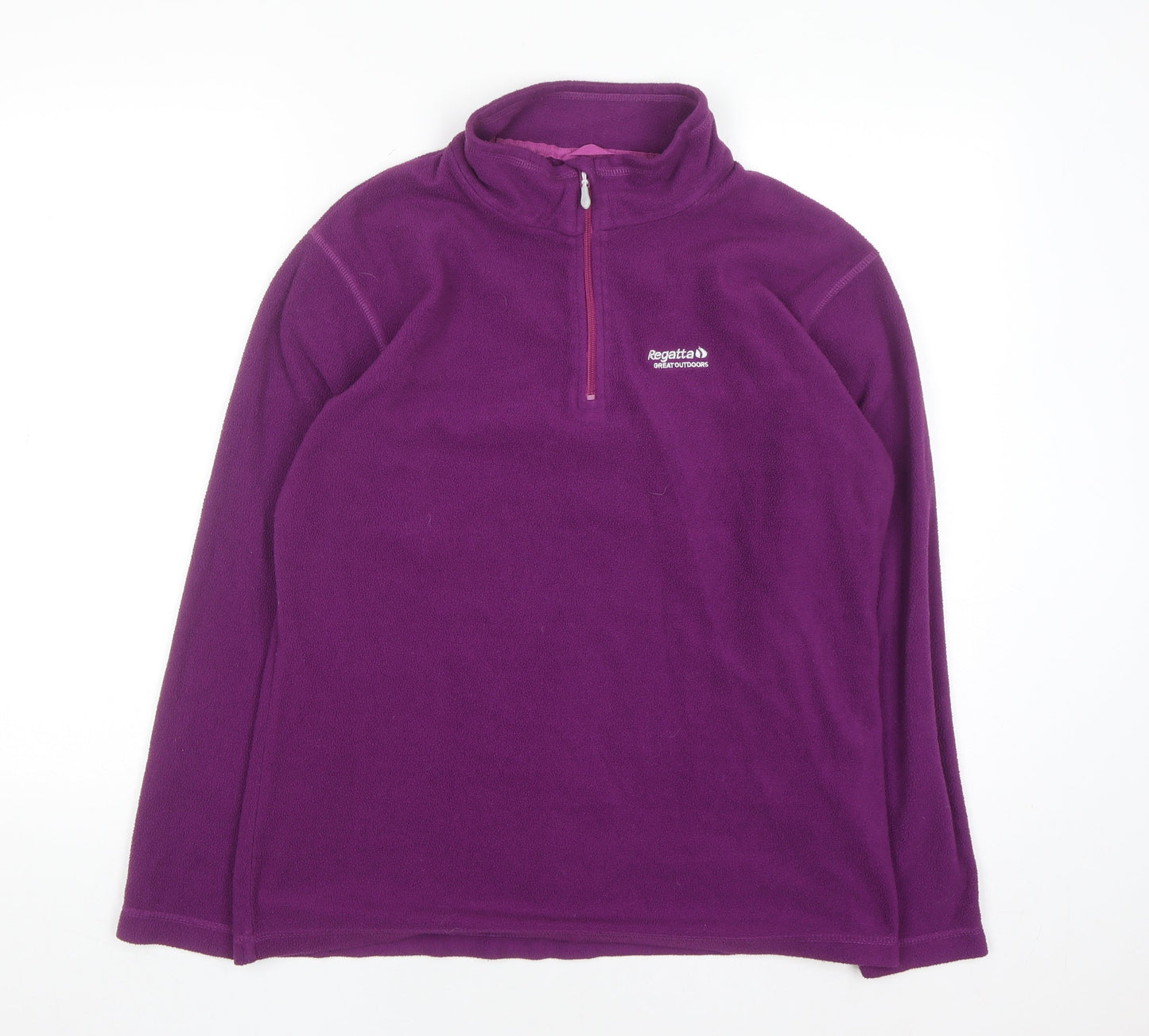 Regatta Women’s Purple 1/2 Zip Fleece Sweatshirt UK 16