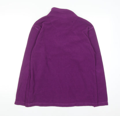Regatta Women’s Purple 1/2 Zip Fleece Sweatshirt UK 16