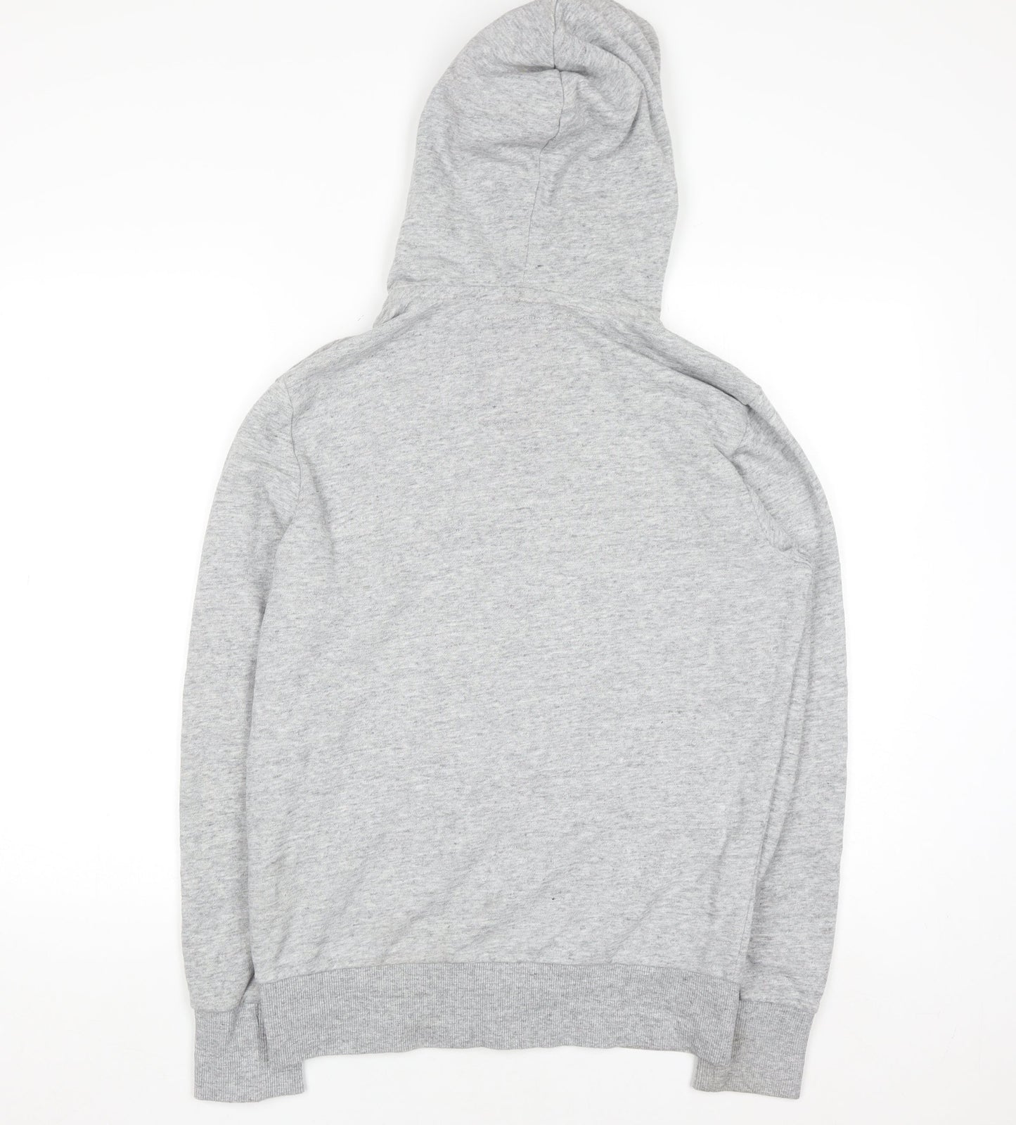 Superdry Men's Grey Full Zip Hoodie Medium Classic Fit