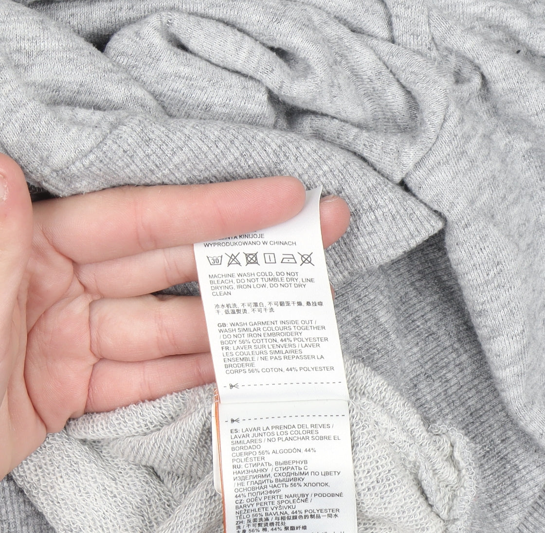 Superdry Men's Grey Full Zip Hoodie Medium Classic Fit