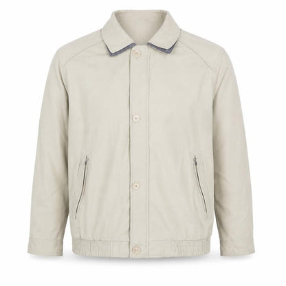 JBC Collection Men's Beige Polyester Nylon Lined Casual Jacket M