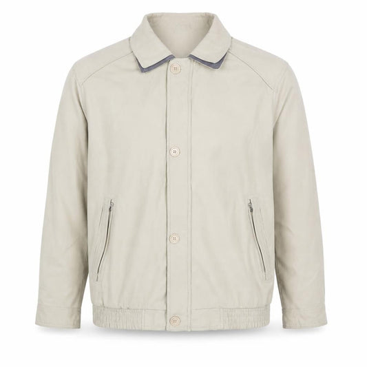 JBC Collection Men's Beige Polyester Nylon Lined Casual Jacket M