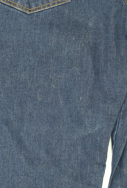 Wrangler Men Blue Texas Straight Leg Denim Jeans W33 L34