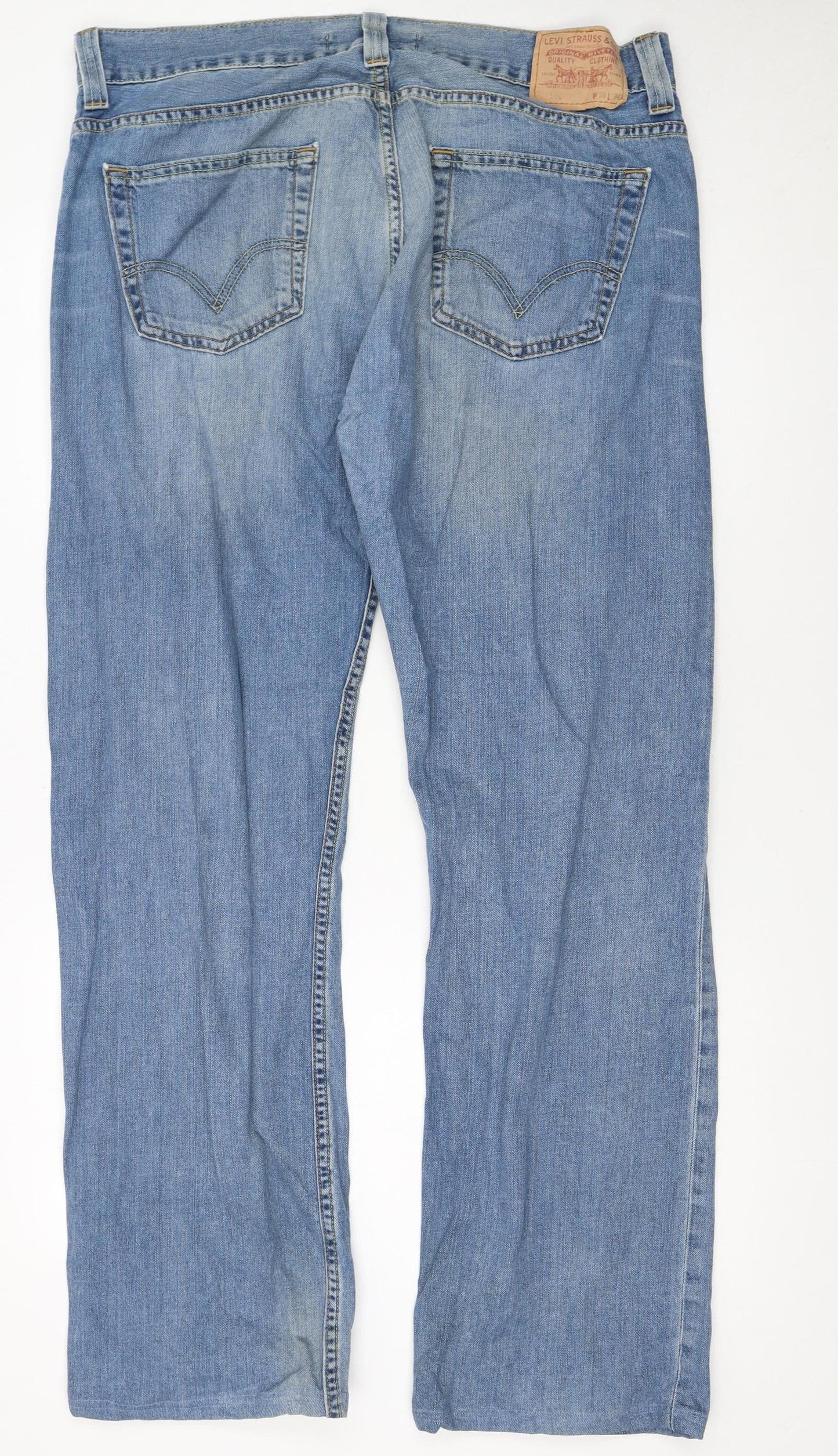 Levi Strauss Men's Blue 506 Standard Straight Jeans W36 L34