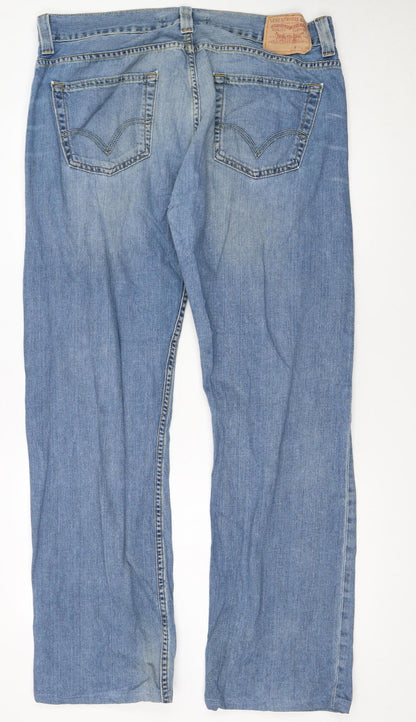 Levi Strauss Men's Blue 506 Standard Straight Jeans W36 L34