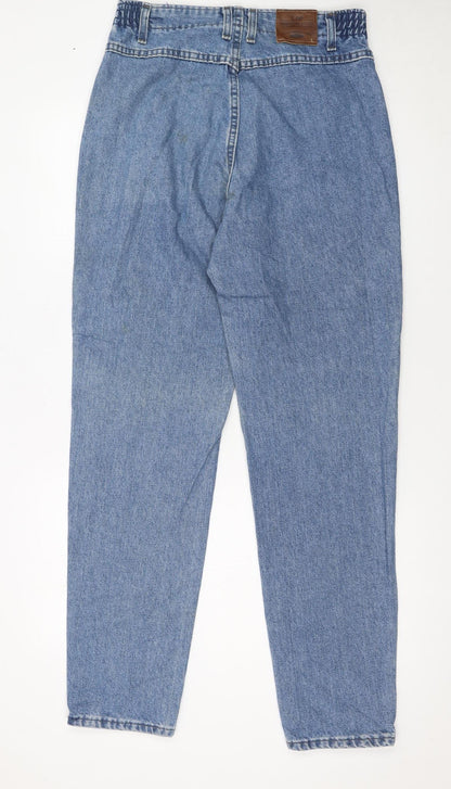 Lee Women's Blue High Rise Mom Jeans Size 6 Relaxed Fit Denim
