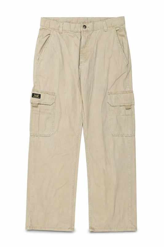 Wrangler Boys Beige Cargo Trousers 16 Husky 100% Cotton Twill Pants